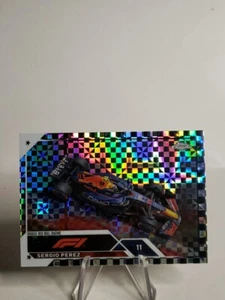 2023 Topps Cromo Fórmula 1 Sergio Pérez Cuadros Bandera Refractor F1 - Imagen 1 de 2