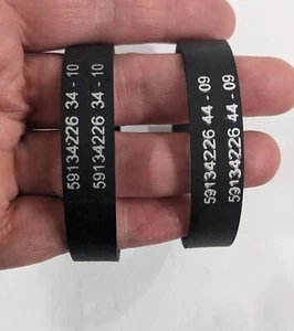 2 CINGHIE Aspirazione Bidone Hoover S3590 Duros Parte # 40201270, 59134226 - Foto 1 di 3