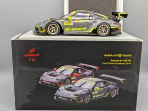 Modellini auto 1:18 Spark Porsche 911 GT3 R FIA GT WC Macao 2019 #912 IMBALLO ORIGINALE - Foto 1 di 20