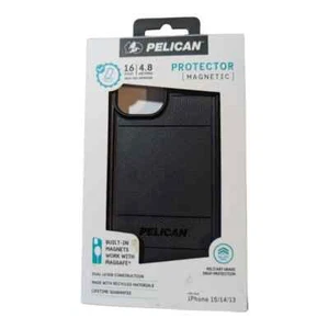 Coque de protection Pelican avec MagSafe pour Apple iPhone 15/14/13 - Noir Neuve - Photo 1 sur 1