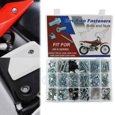 Fit For Honda XR200R 86-02 XR230R 85-05 XR250R 79-04 Fairing Bodywork Bolt Kit - Image 1 of 4