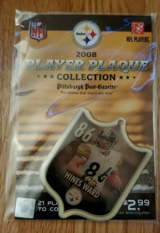 Pittsburgh Steelers Hines Ward Player Plaque 2008 Cover