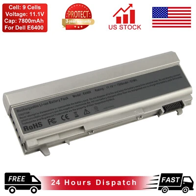 Battery For Dell Precision M2400 M4400 M4500 Latitude E6500 E6510 E6410 KY266 - Image 1 of 4
