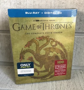 GAME OF THRONES BLU-RAY + Digital HD ~ The Complete Fifth Season ~ NEW SEALED - Imagen 1 de 3