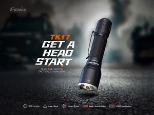 Fenix TK17 3600 Lumens 330 meter Distance Type-C USB 21700 Recharge Flashlight - Picture 1 of 16