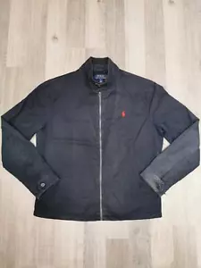 Mens Navy Polo Ralph Lauren Red Horse Harrington Jacket. Size Large. - Picture 1 of 17