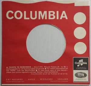 COLUMBIA WAVY TOP 1965 TO 1966 UK REPRODUCTION RECORD SLEEVE PACK OF 10 - Picture 1 of 2