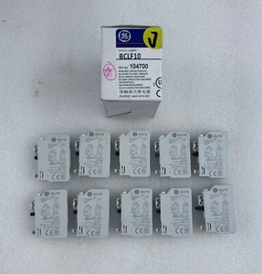 Blocco contatti ausiliari GE BCLF10 104700 10 pezzi NUOVO IN SCATOLA - Foto 1 di 2