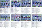 Seltene 8 Stck. Mr TYCO Esposito Mattel 1997-2003 HO Slot Auto Guide Referenz unbenutzt A +