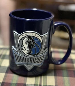 Dallas Mavericks NBA Large Coffee Mug Cup Raised Pewter Logo. Luka Doncic - Picture 1 of 3