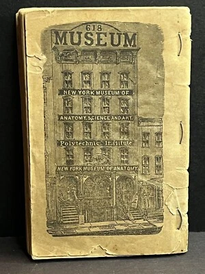 Antique Scarce Victorian Medical Book The New York Museum Of Anatomy 1870s Foto 1 de 4