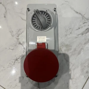 Lewden Palazzoli 32A 5 Pin - 3P+N+E 415V - Switched Socket IP67 451246LW - Picture 1 of 1