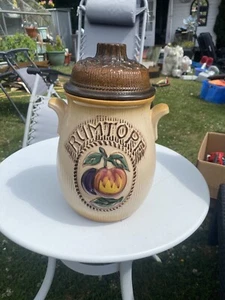 Rumtopf W Germany Fruit Preserving Pot Brown & Beige Brand New Never Used - Picture 1 of 19