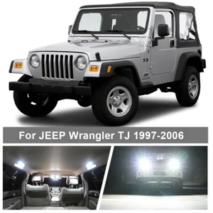 White Interior LED Reverse Backup Lights Bulbs for JEEP WRANGLER TJ 1997-2006 - Picture 1 of 9