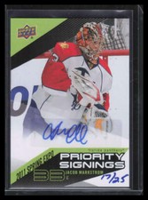 2011-12 Upper Deck Toronto Fall Expo Priority Signing Jacob Markstrom Auto 17/25