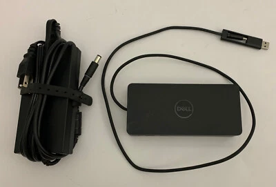 Dell D6000 USB-C 3.0 Universal 4K 5K Docking Station with 130w AC Adapter Tested - Image 1 of 4