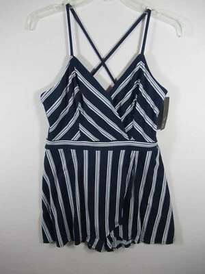 NUEVO BCX Mameluco Mujer Grande Azul Sin Mangas Ligero Foto 1 de 4