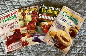 4 HOMETOWN COOKING COOKBOOKS (ZW996) CAREFREE SUMMER, YUMMY DESSERTS, + 2 - Picture 1 of 2