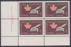 Canada - #432 Quebec Conference Plate Block - MNH - Picture 1 of 1