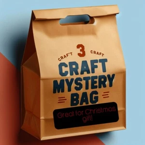 Arts Crafts Mystery Box / Tasche 3 komplett Basteln Diamond Malen nach Zahlen Häkeln - Bild 1 von 2