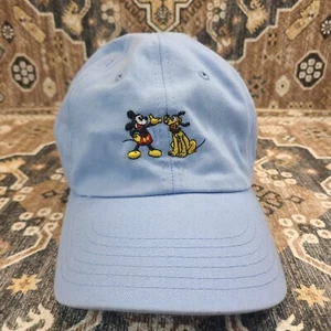 Disney x Love Your Melon Mickey Mouse Baseball Hat Cap Blue Strap Back Unisex - Picture 1 of 9