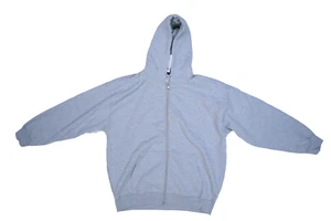 Brandy Melville Gray Long Sleeve Full Zip Hoodie Jacket Womens One Size L / XL - Picture 1 of 8