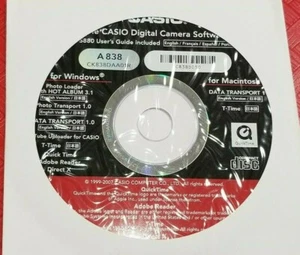 Casio Digital Camera Software A838 uTube Uploader User Guide for S880 Mac/Window - Picture 1 of 2