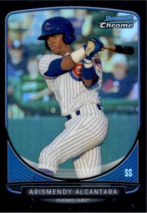 2013 Bowman Chrome Prospects Black Refractors #BCP21 Arismendy Alcantara /99