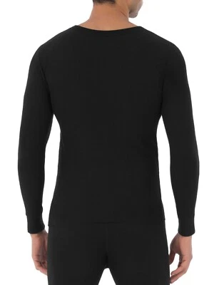 Mens 100% Cotton Top & Bottom 2PC Set Waffle Knit Thermal Long Johns Underwear - Image 1 of 4