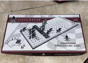 Juego de carreras de caballos Across The Board tablero de madera completo hecho en EE. UU. Excelente forma - Imagen 1 de 5