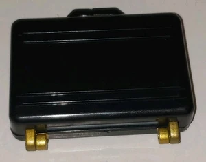 WWE Mattel/Jakks Wrestling Figure Accessory Opening Black Briefcase Gold Hinges - Picture 1 of 19
