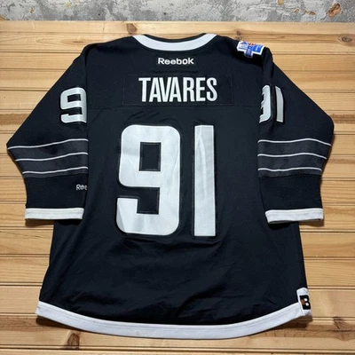 Camiseta deportiva mediana John Tavares #91 New York Islanders 2015 temporada inaugural Brooklyn Foto 1 de 4