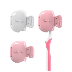 Toothbrush Head Cover Cap: Tooth Brush Travel Case Protector Plastic Clip Com... - Picture 1 of 6