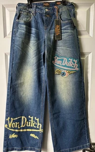 Neu mit Etikett von Dutch Wide Leg Jeans Größe 24 - Bild 1 von 8
