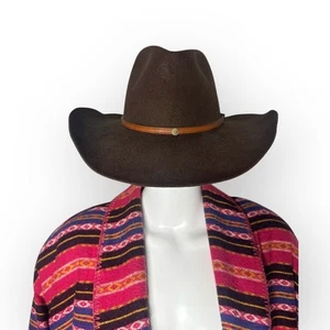 Western Express Men's Cowboy Hat Brown Rancher Cowgirl Rodeo Farmhouse - Picture 1 of 8