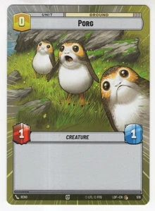 Star Wars Unlimited LotF Hyperspace Card LOF518 Porg - Picture 1 of 1