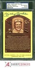 1964-DATE HOF YELLOW PLAQUE POSTCARD MICKEY MANTLE PSA AUTHENTIC DNA AUTO