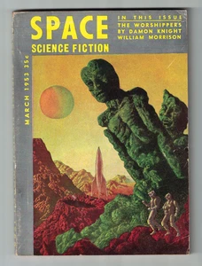SPACE Science Fiction March 1953 Pulp Digest Knight, Beam Piper, Gunn, Morrison - Bild 1 von 2