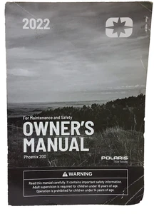 2022 Polaris Phoenix 200 owners manual OEM - Picture 1 of 1