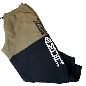 Under Armour Felpa Uomo Colorblock Jogger Cachi Nero 2XL Alta - Foto 1 di 17