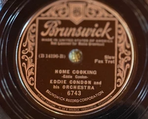 Bruns 6743 Eddie Condon Orch THE EEL/ 78rpm jazz E+ 1933 Pee Wee & Bud! - Picture 1 of 4