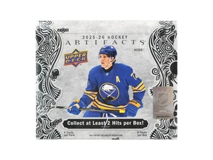 2025/26 UPPER DECK ARTIFACTS HOCKEY HOBBY BOX - Picture 1 of 8