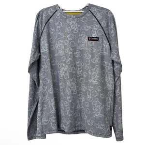Columbia Disney Mickey Mouse Sun Deflector Top M Langarm Rash Guard - Bild 1 von 3