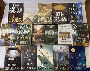 John Grisham Books - Lot of 16 First Edition Hardcovers w/ Dust Jackets (VGCond) - Picture 1 of 24