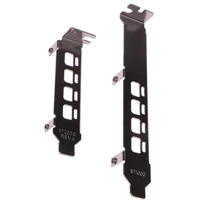 Low/High Profile Bracket 4DP Baffle Port For AMD FirePro W4100 Graphic VideoCard - Afbeelding 1 van 13