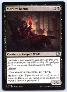 Markov Baron - March of the Machine: The Aftermath - MTG - Near Mint - Picture 1 of 1