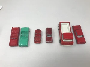 Vintage Tootsie Spielzeugfahrzeuge: Kastenwagen, Jeep, Ford, Lark, Plymouth, Pick-up - Bild 1 von 15