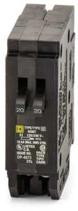 Square D HOMT2020 Homeline 20 Ampere zweipoliger 1-poliger Tandem-Leistungsschalter NEU!! - Bild 1 von 7