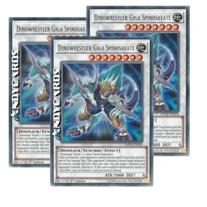 3x DINOWRESTLER GIGA SPINOSAVATE • Rara • DANE EN034 • YUGIOH! • ANDYCARDS - Bild 1 von 1