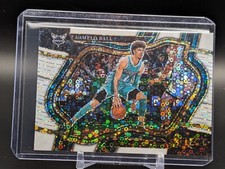 2022-23 Panini Select Lamelo Ball Courtside White Prizm 54/75